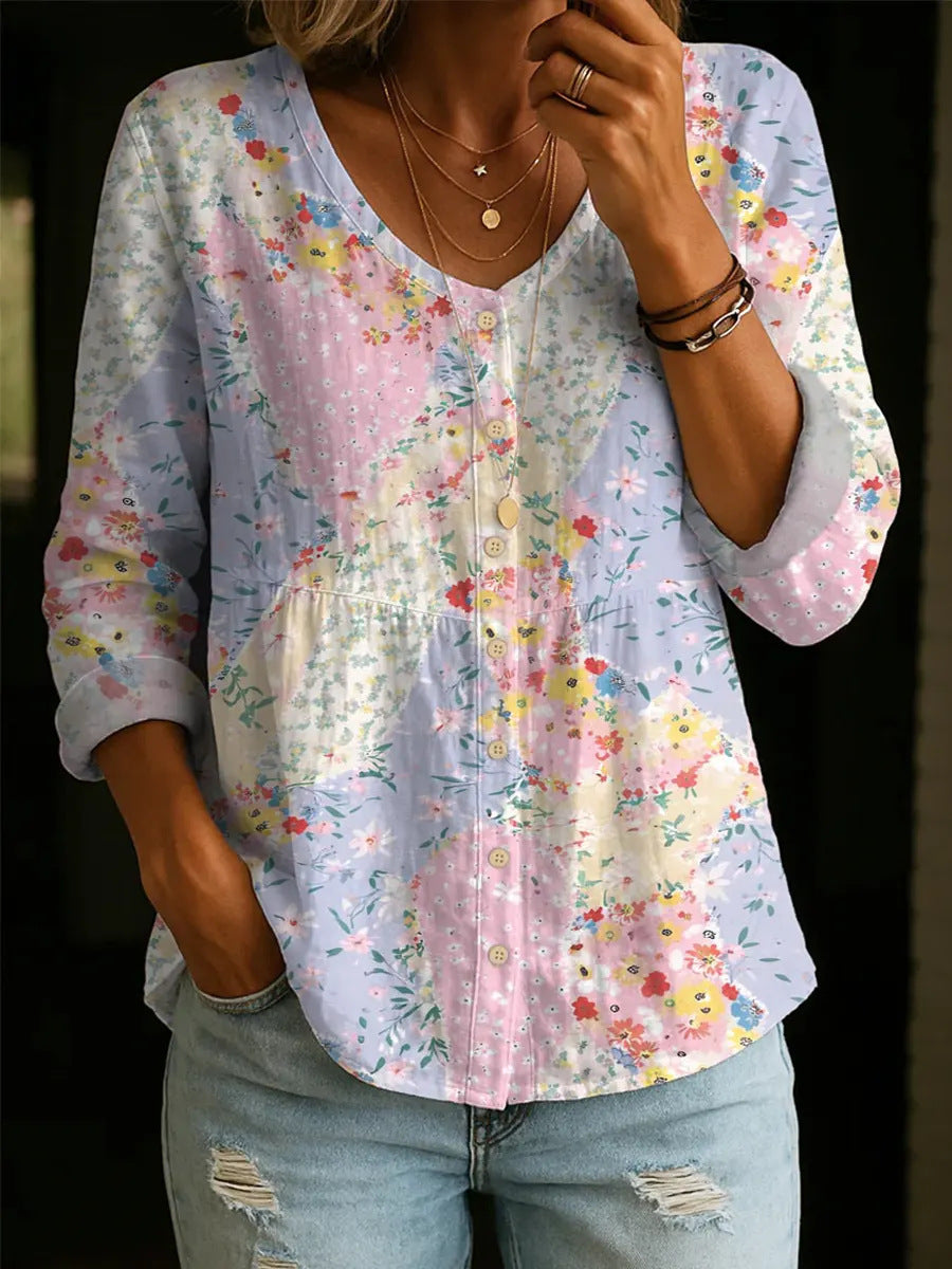 ✨✨Buy 2 Pcs Free Shipping - Women's Linen And Cotton Shirt