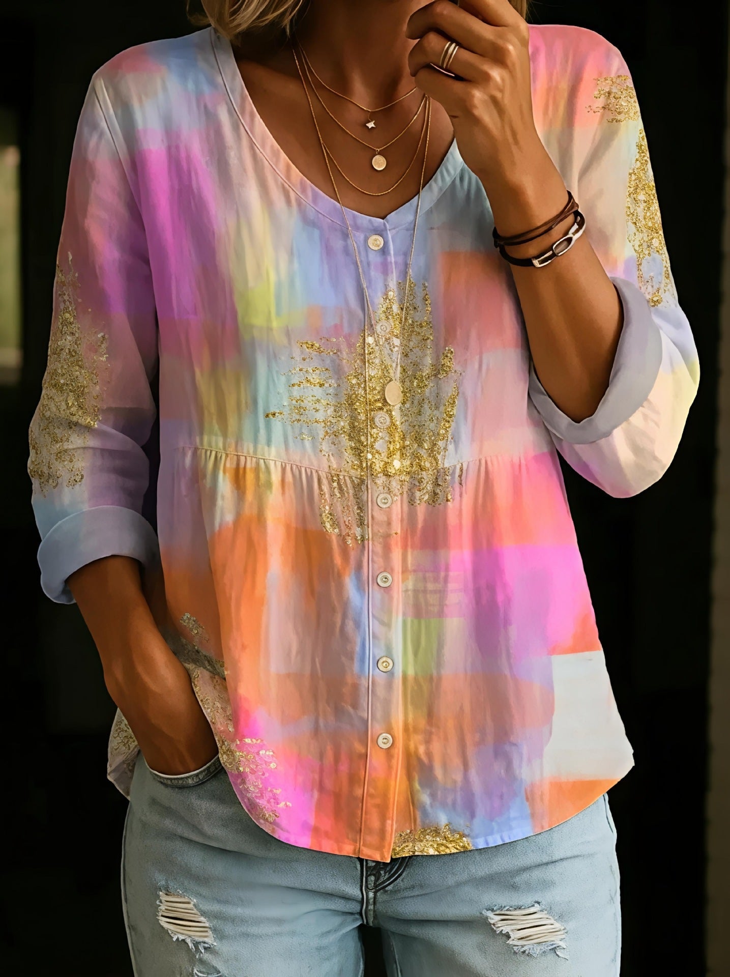 ✨✨Buy 2 Pcs Free Shipping - Women's Linen And Cotton Shirt