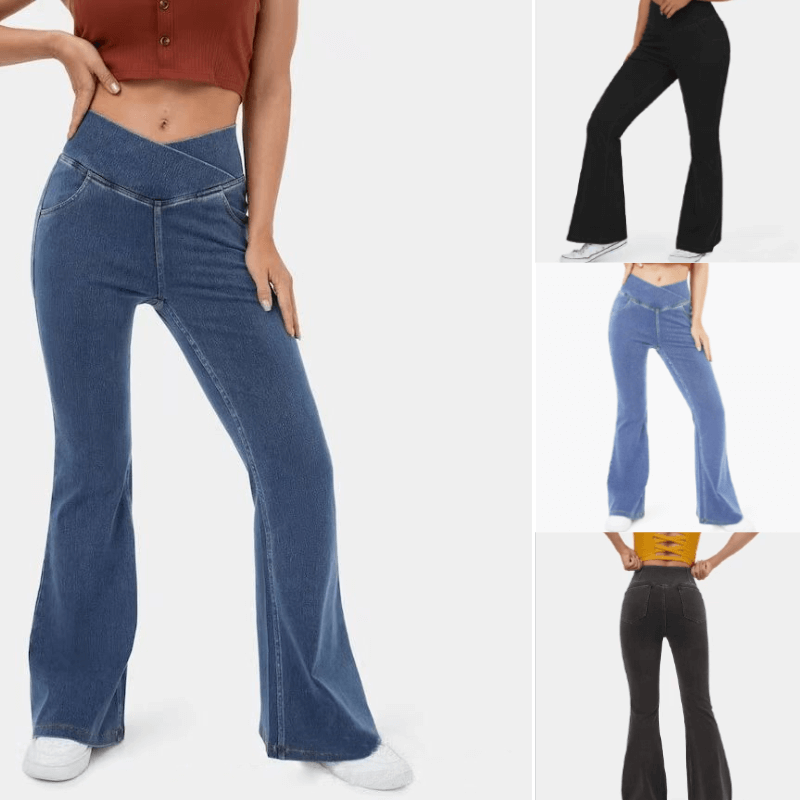 🔥Buy 2 Save $6.99 & Free Shipping - 👖Stretchy Jeans High Waisted Crossover
