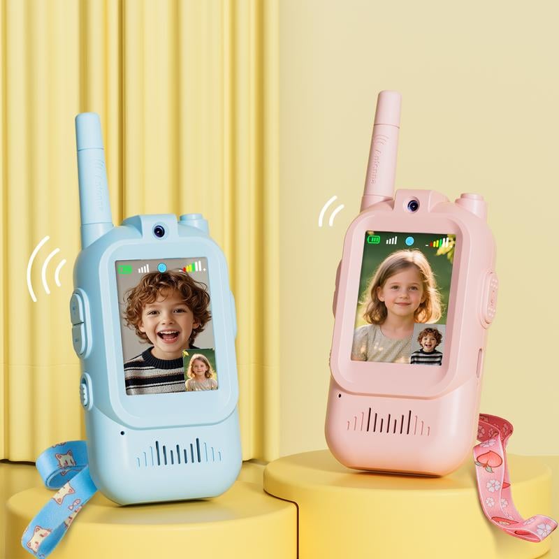 📞 2PCS Kids Video Walkie Talkies Toys🎄